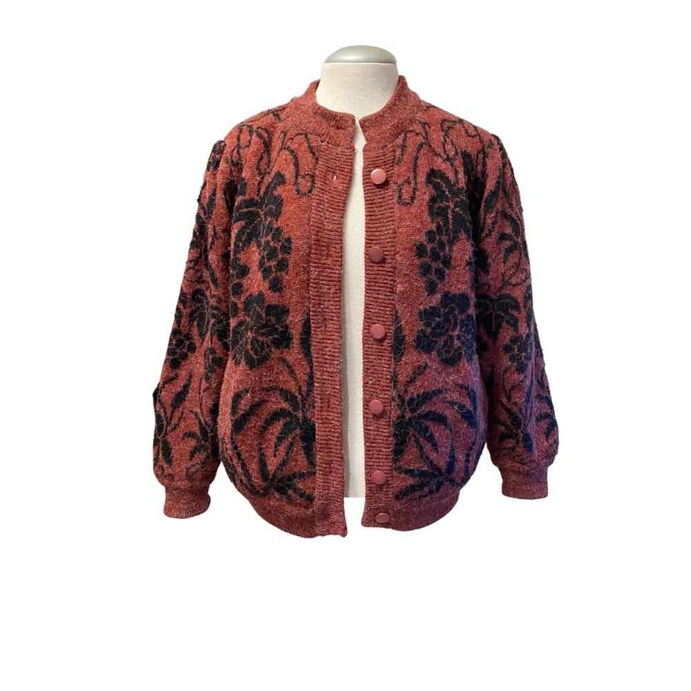 VINTAGE - FOLIAGE SWEATER JACKET